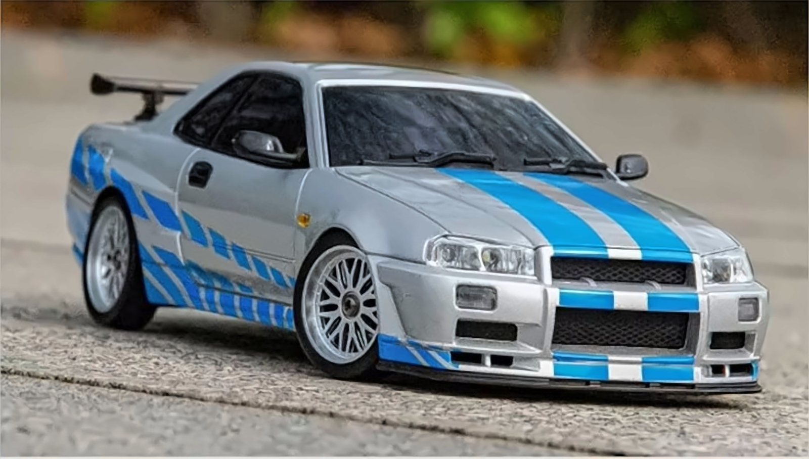 GT-R R34 en situation
