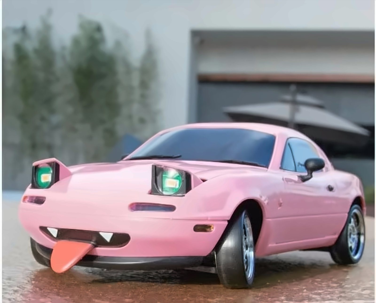 MIATA avec la langue déco